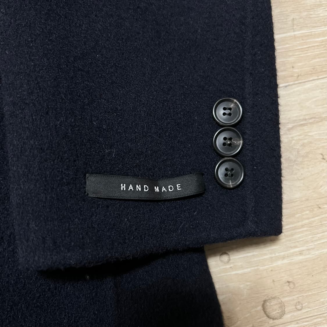 마인드브릿지 핸드메이드 캐시미어 싱글코트 [블랙] XL/105 상품이미지4