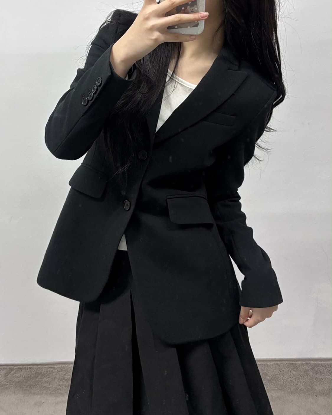 [4] 띠어리 블랙 테일러드 블레이져 자켓 made in usa 상품이미지6