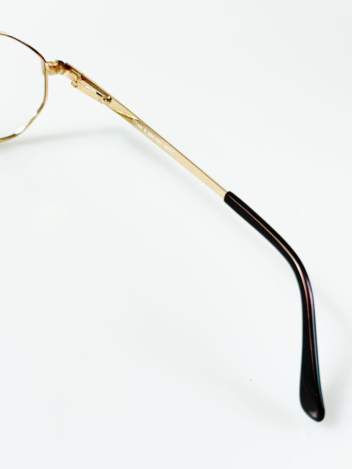 독일제 BELLEVUE 골드 티타늄 보잉 프레임 빈티지 안경 상품이미지6