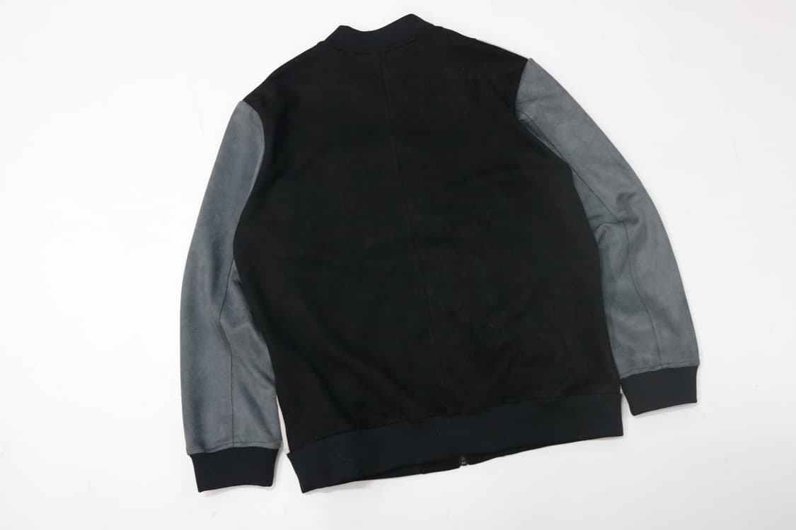 COMME CA ISM 콤사이즘 스웨이드 텍스처 컬러블록 블루종 (L) 상품이미지6