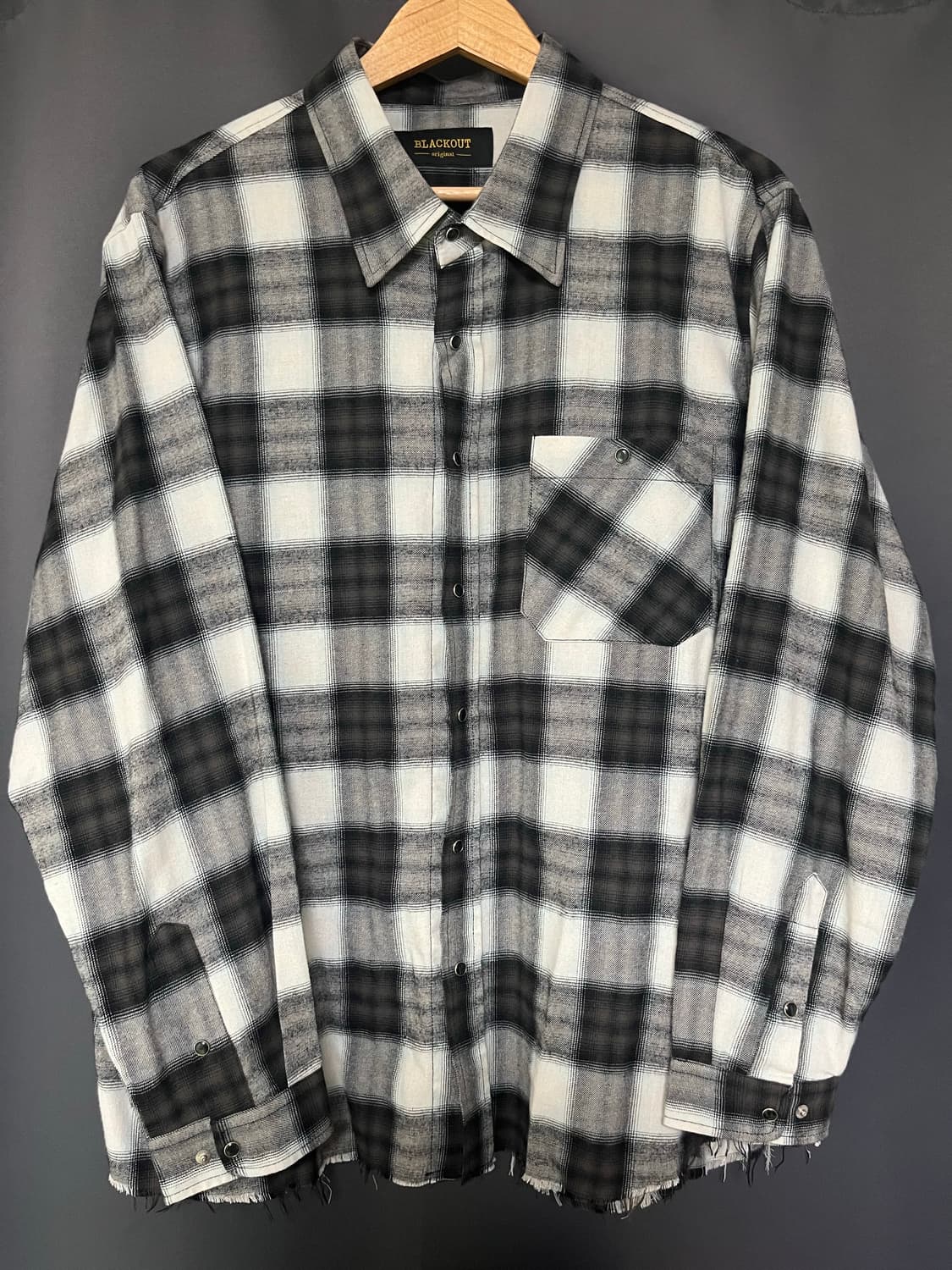 [L] 블랙아웃 셔츠 다임백 상품이미지1