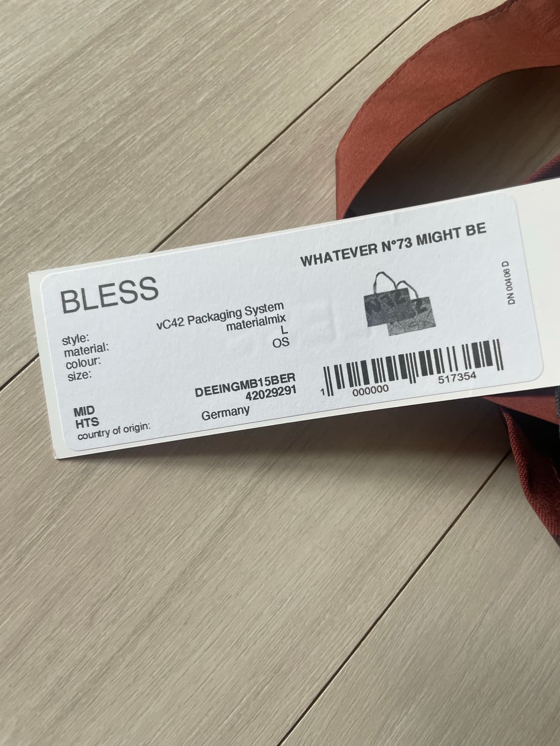 Bless packaging system 가방 (버건디) 상품이미지3