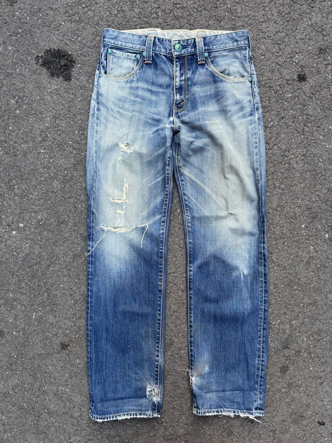 90s 리바이스 503 페이딩 신치백 데님팬츠 상품이미지3