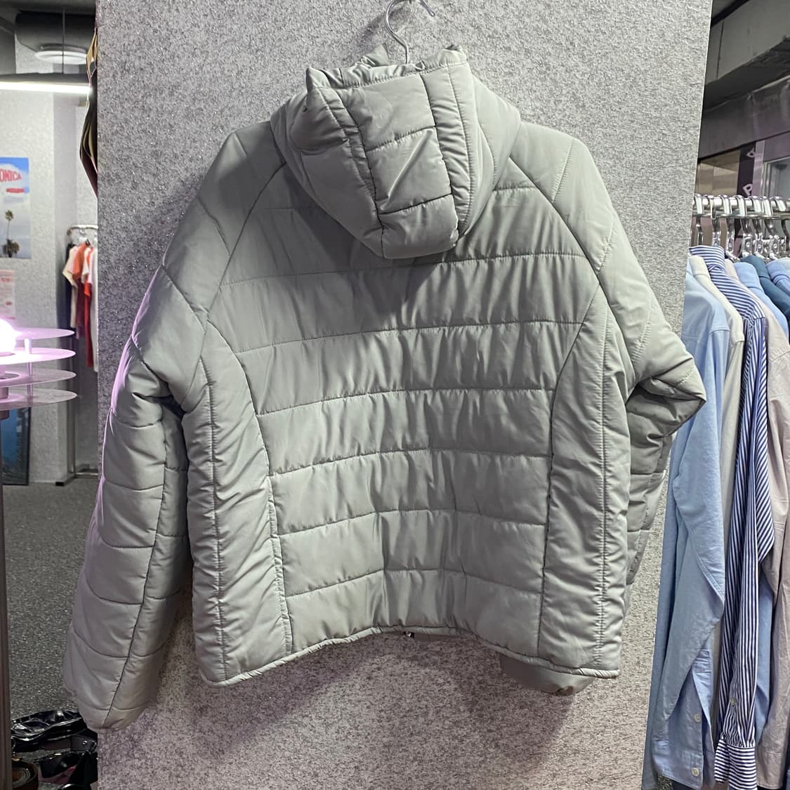 빈티지 언발란스 후디 경량패딩 B3270 상품이미지4