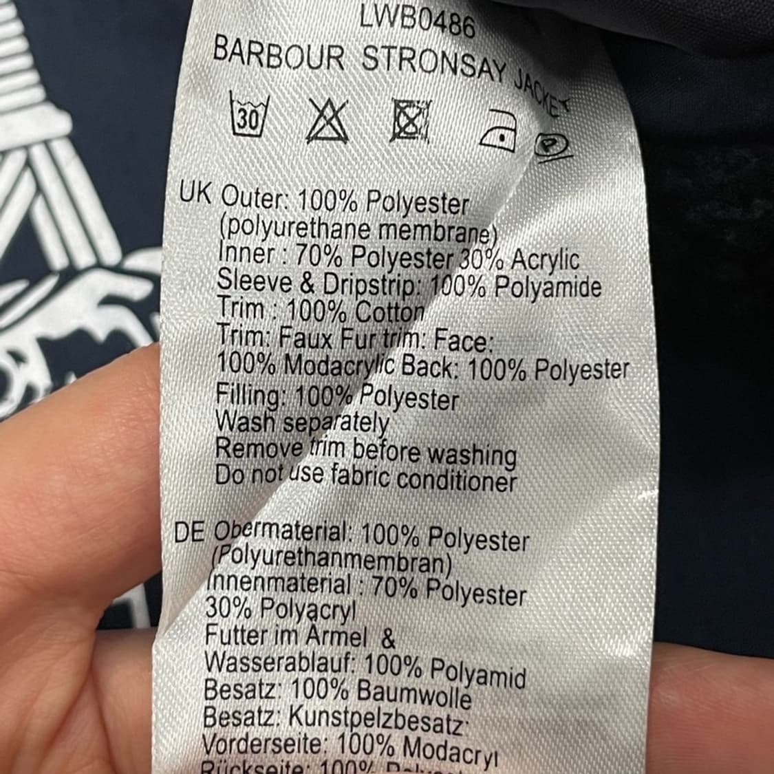 바버 플리스 워크자켓 v0456 상품이미지10