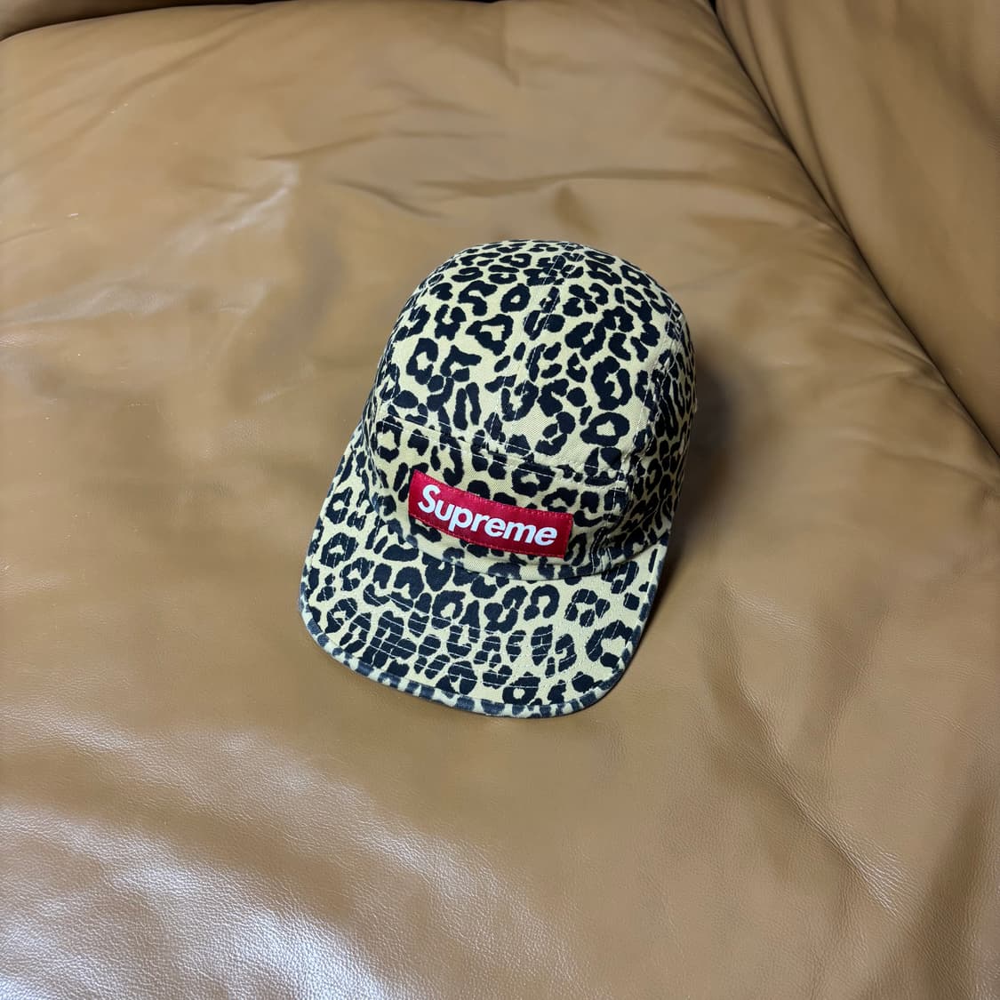 Supreme 슈프림 23fw 레오파드 캠프캡 모자 (Leopard) 상품이미지1