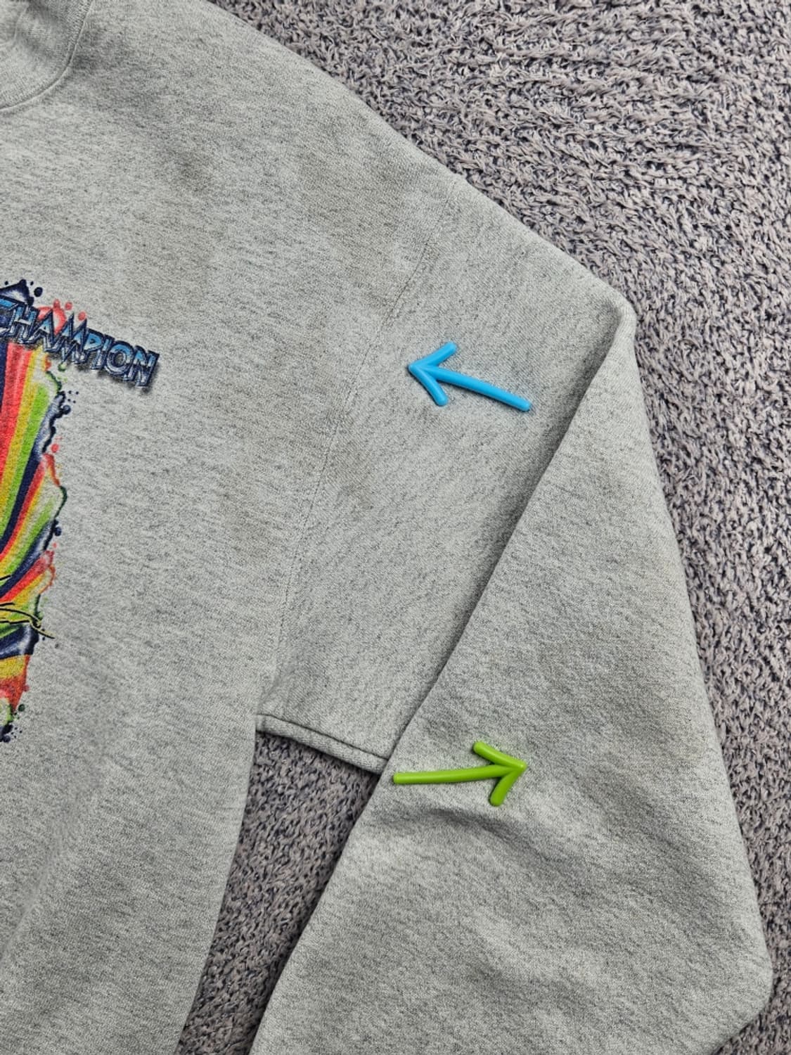 1997 나스카 윈스턴컵 듀퐁 레이싱 맨투맨 스웻 셔츠 (L)/10939 상품이미지9