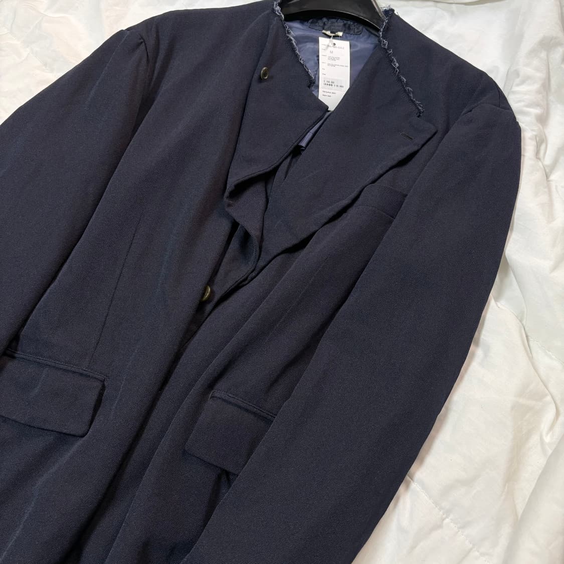 꼼데가르송 SHIRT 셔츠 / 25SS 로어 라펠 자켓 / M 상품이미지3