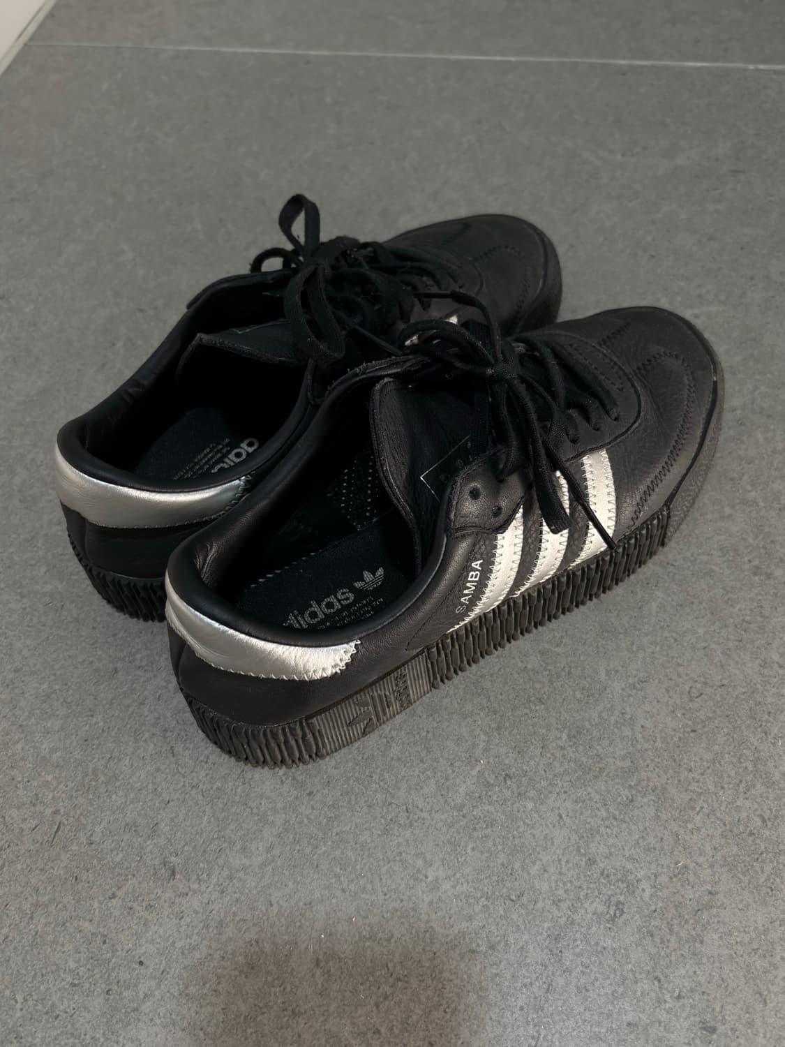 Adidas samba silver/black 225 상품이미지1