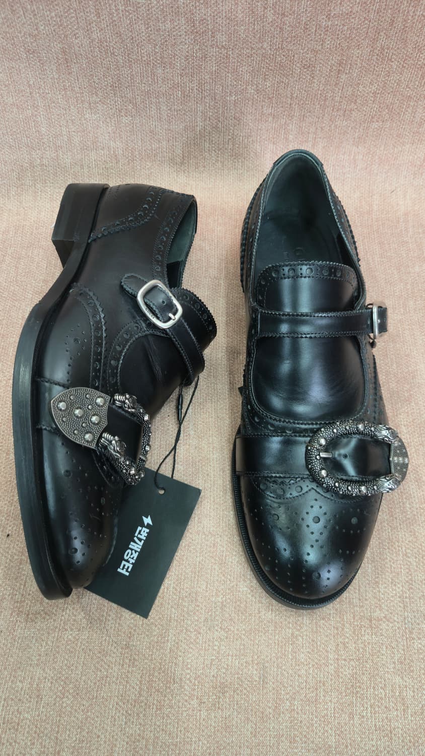 (정품) 구찌 디오니서스 꿀벌 브로그 몽크 스트랩 7사이즈 260~265 상품이미지1