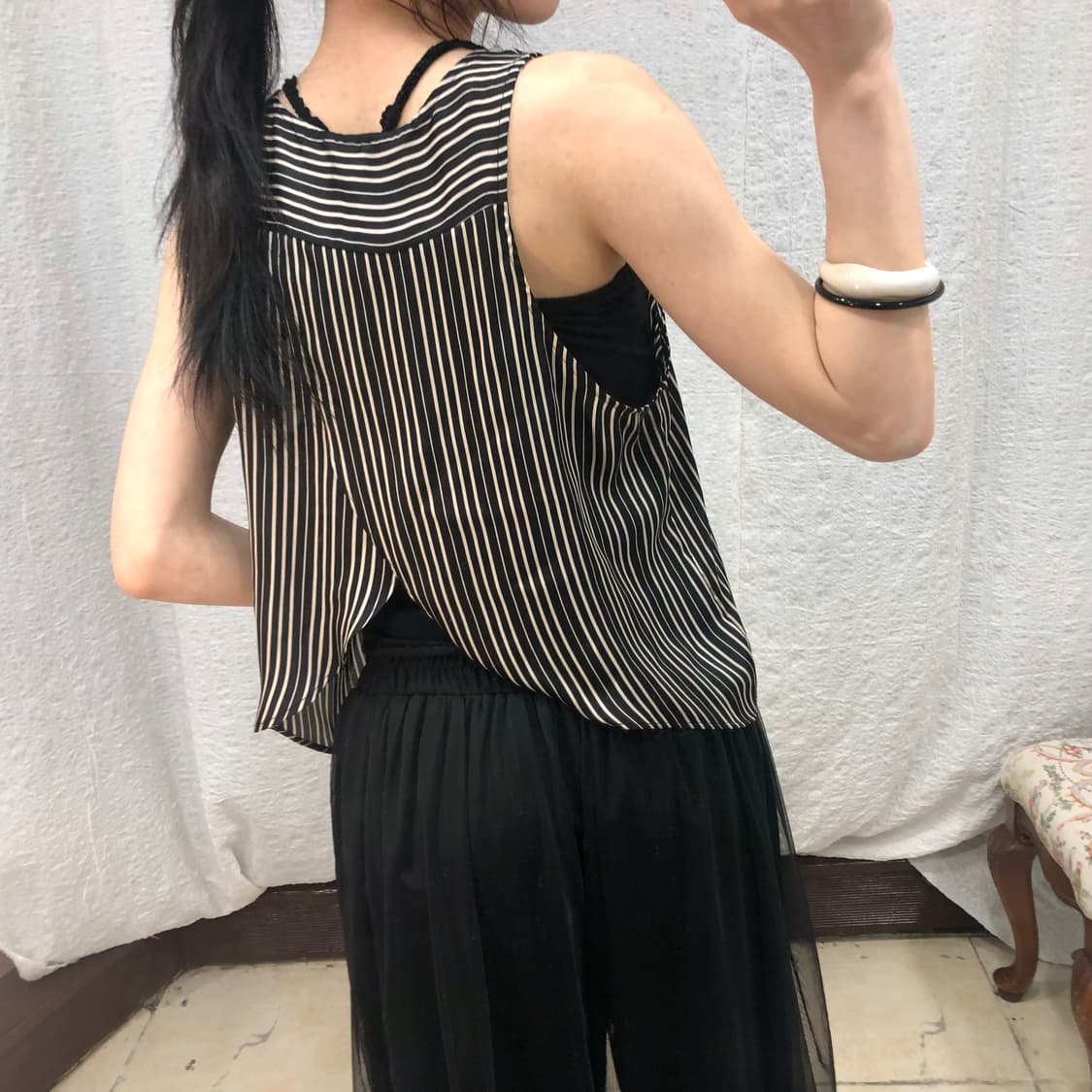 Stripe chic summer vest  상품이미지3