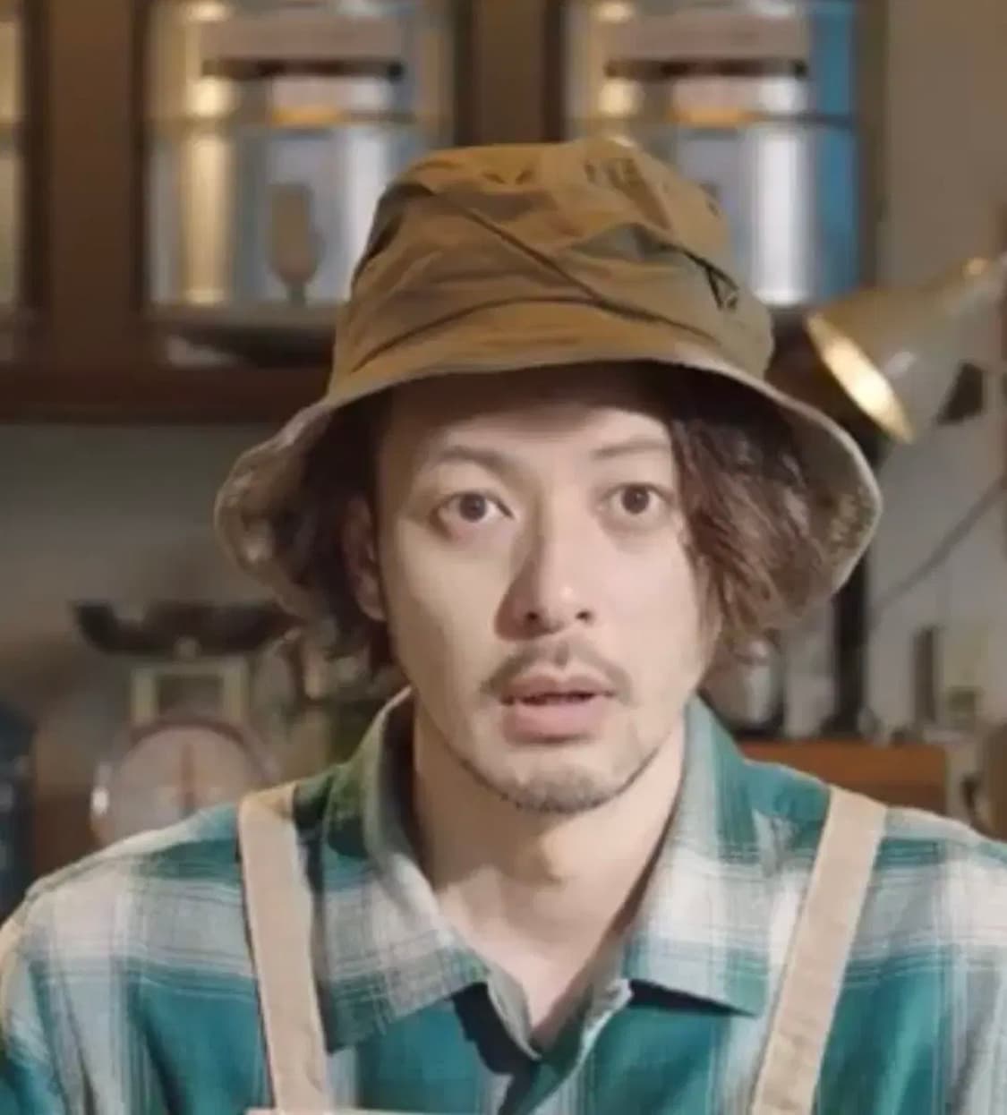 RRL OPENED COLLAR GREEN  PLAIDS SHIRTS 상품이미지1