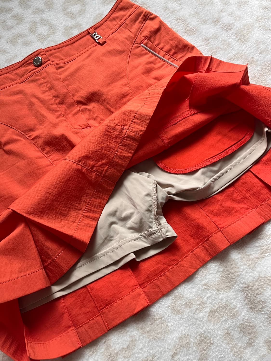 Carrot pleated skirt 상품이미지3