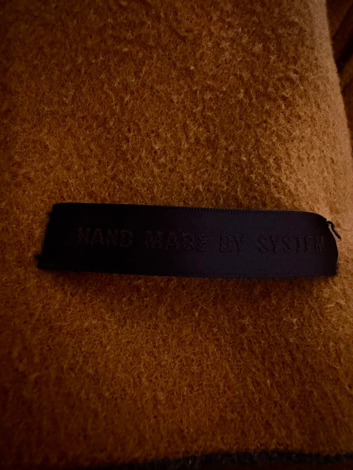 SYSTEM 시스템 울 캐시미어 카멜 코트 상품이미지3