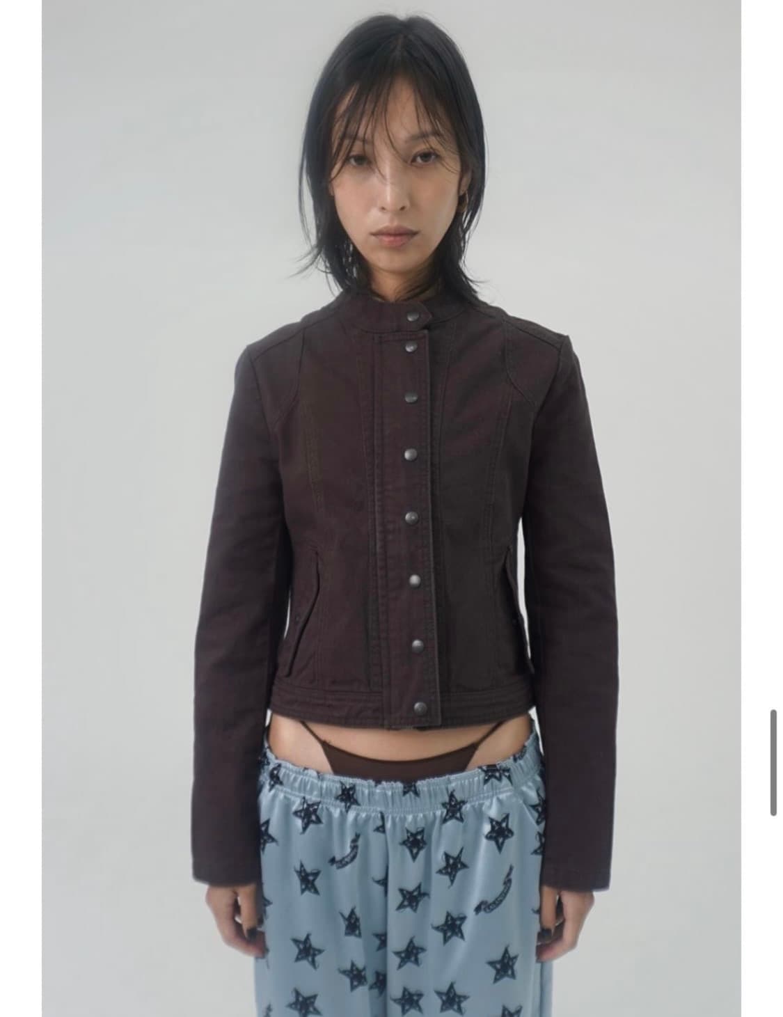 lalameemee washed biker jacket 상품이미지1