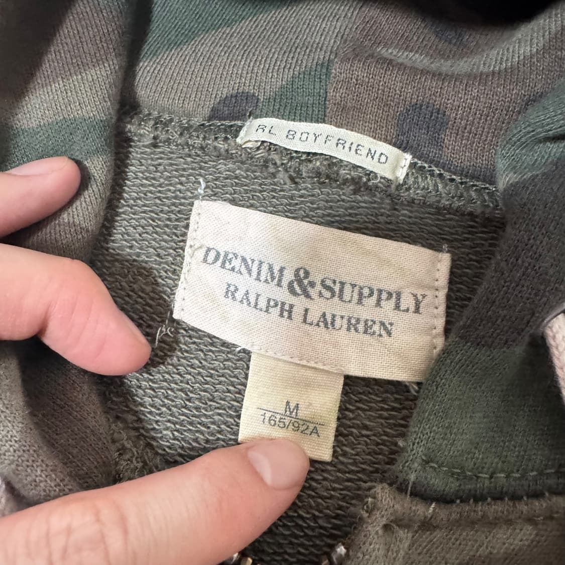 Denim Supply 랄프로렌 성조기 카모 후드집업 상품이미지4