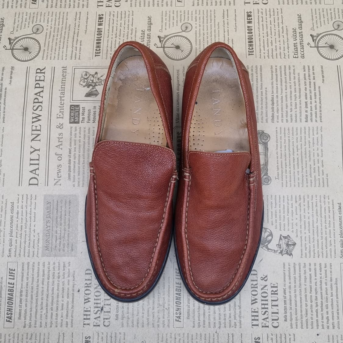 탠디 남성 가죽로퍼 260 상품이미지2