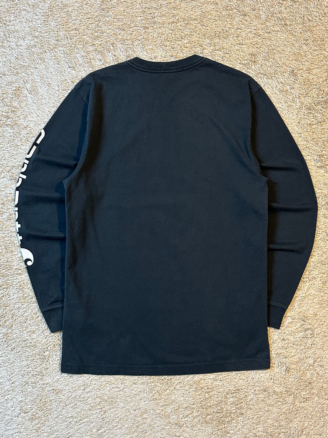 칼하트 CARHARTT 오리지널핏 사이드라인 롱슬리브 블랙 상품이미지3
