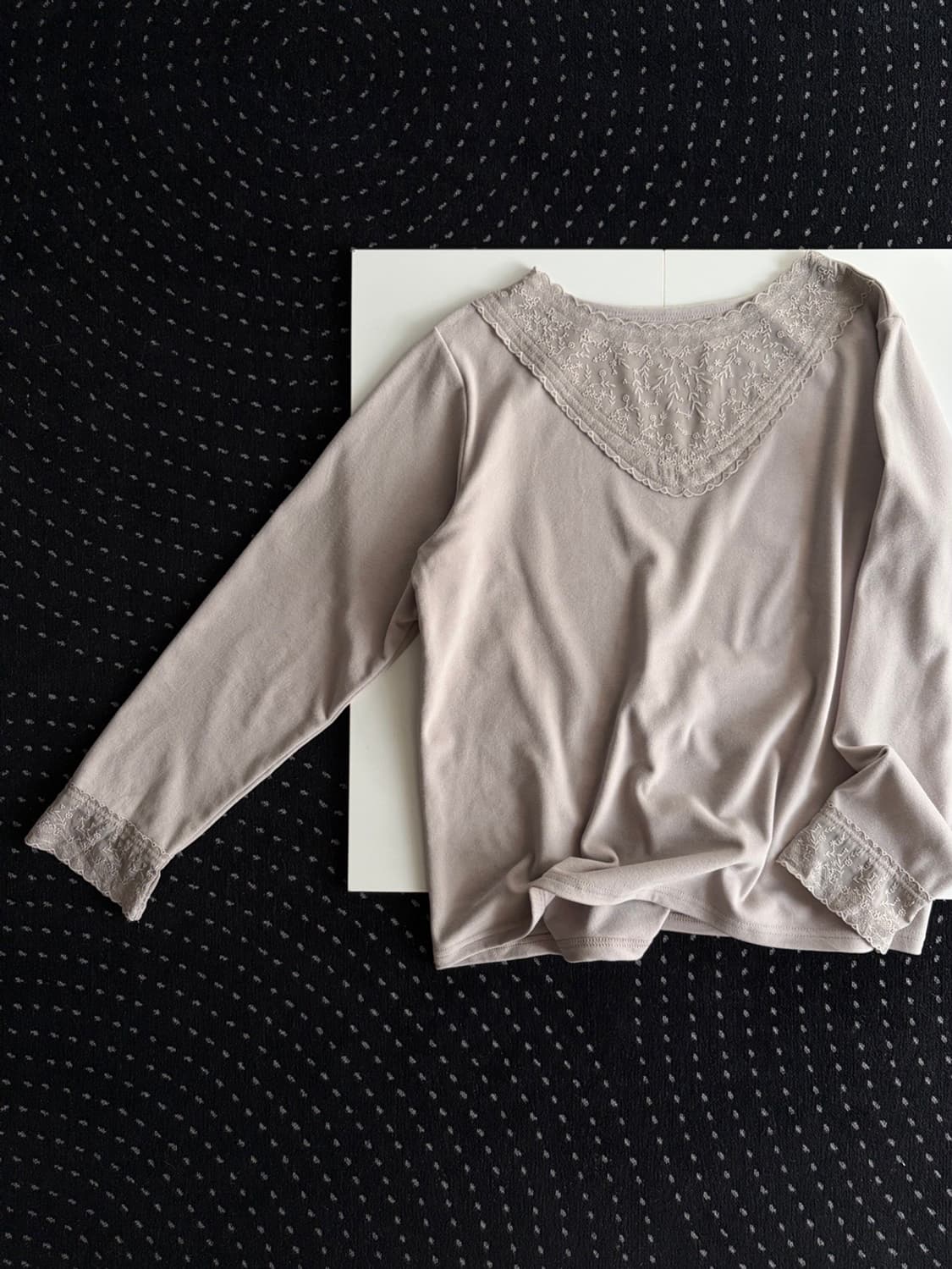 lace long sleeve top 상품이미지7