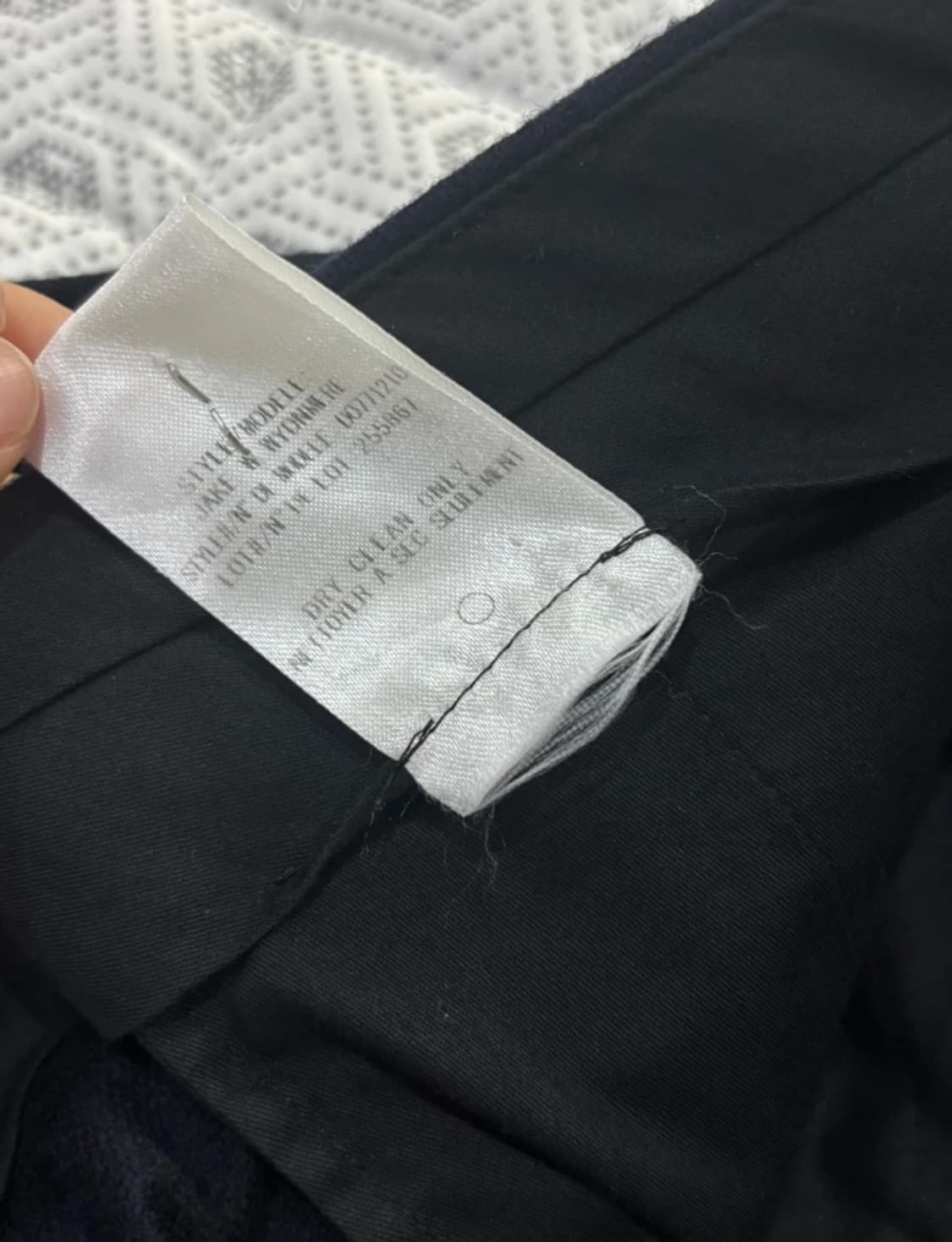 띠어리 블랙 배기 바지 32 상품이미지7