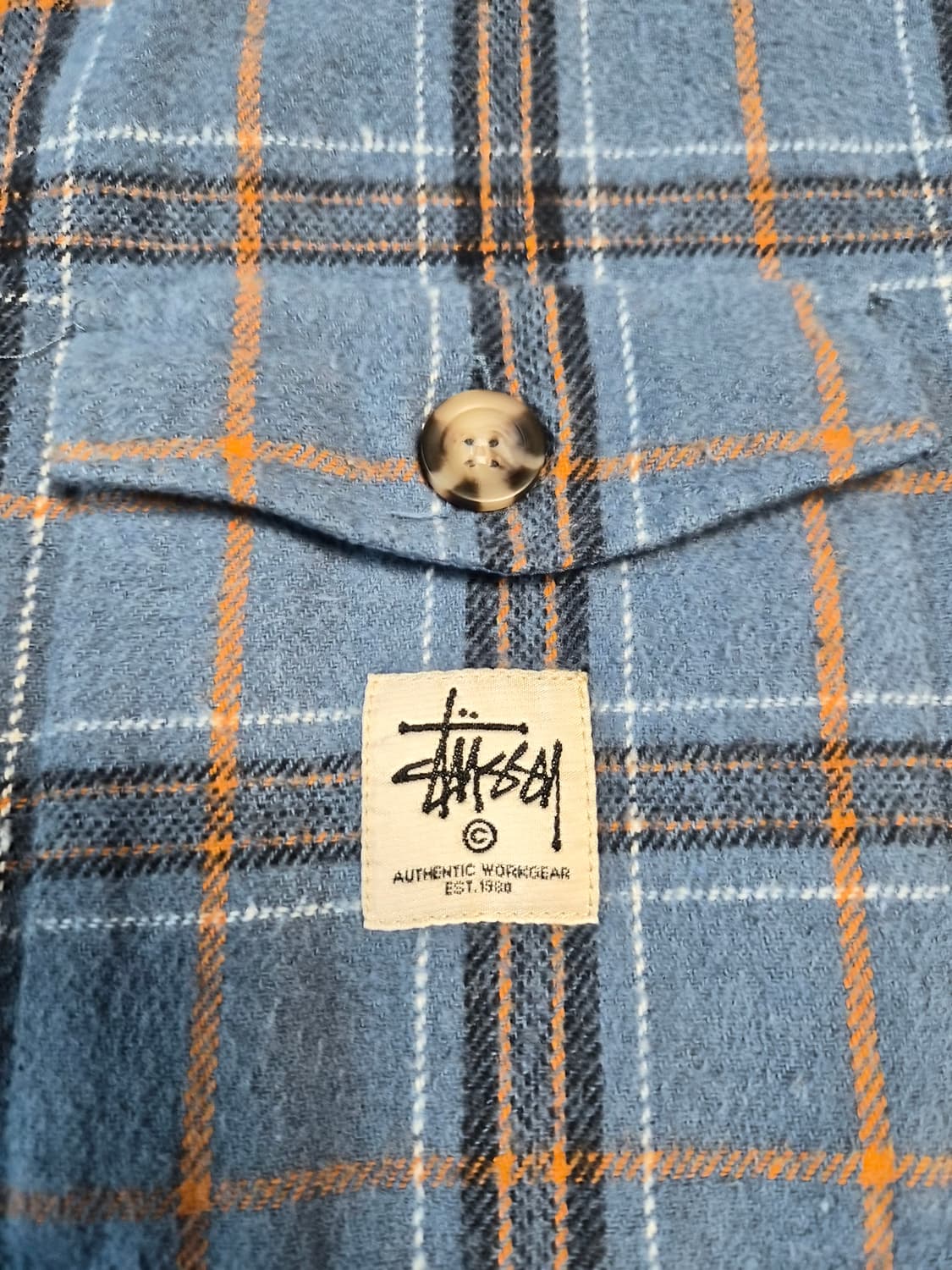 스투시 체크민소매셔츠 상품이미지2