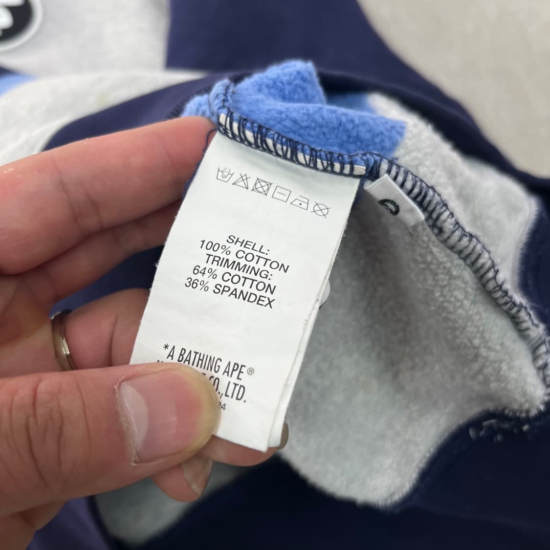 100 Aape 베이프 스트라이프 럭비티  상품이미지8