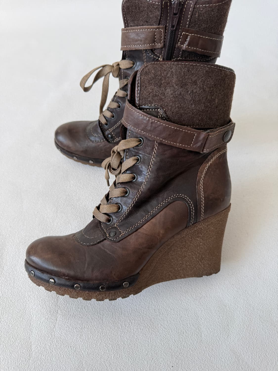 [EU39]마나스(MANAS) 레더 부츠(ITALY) 상품이미지3