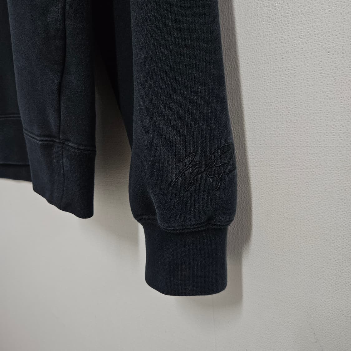 L 100 나이키 조던 점프맨 기모 맨투맨 블랙 상품이미지3