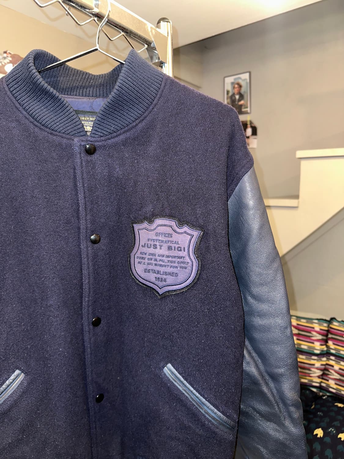 90‘s Just BIGI superior patch varsity JK 상품이미지6