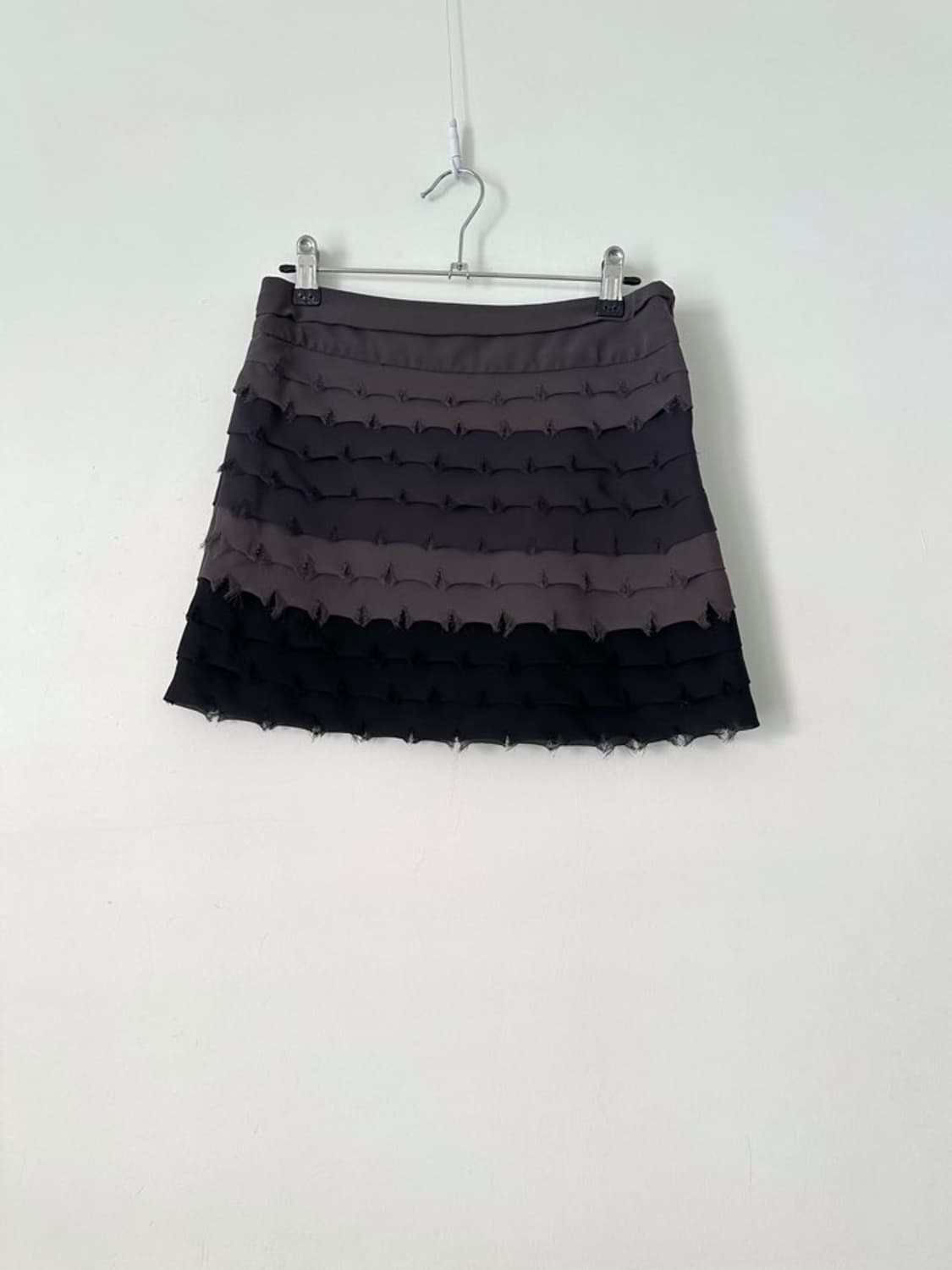 Wave color block mini skirt 상품이미지3