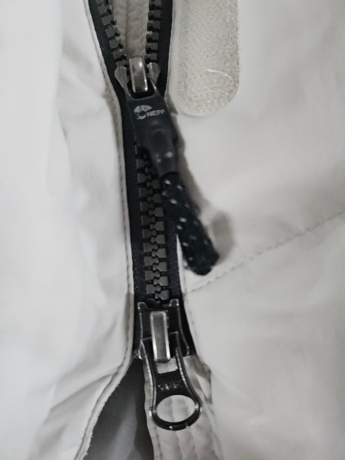 네파 롱패딩 아이보리 여성 100 세탁완료 상품이미지7