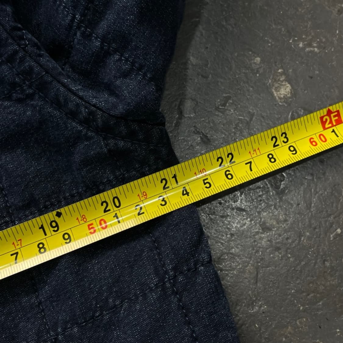 95 시리즈 가먼트 퀄팅 데님셔츠 상품이미지6