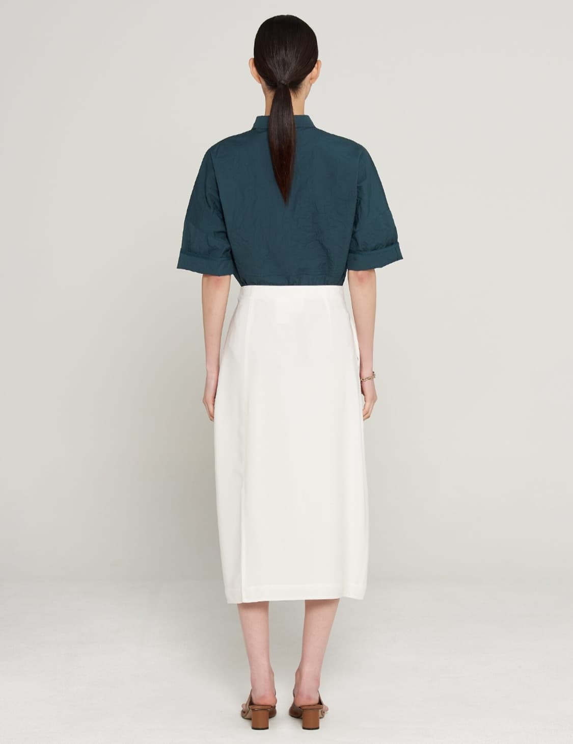 구호 볼륨 슬립 롱스커트 4사이즈 상품이미지2