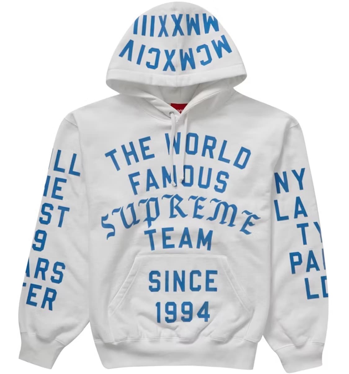 슈프림 팀플록 후드 상품이미지1