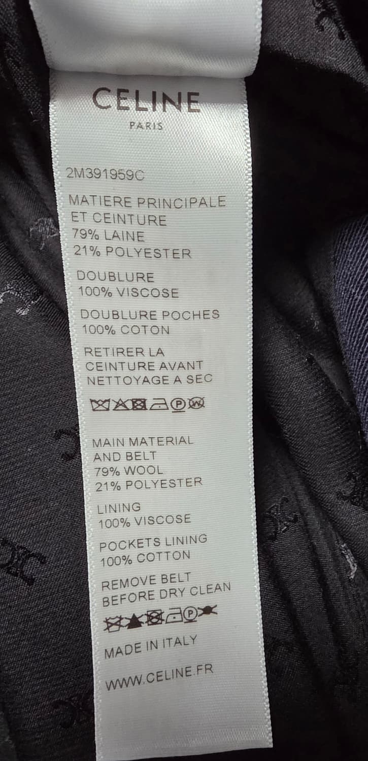 셀린느 20SS 런웨이 룩 52 메인피스 트렌치코트 44사이즈!! 상품이미지8