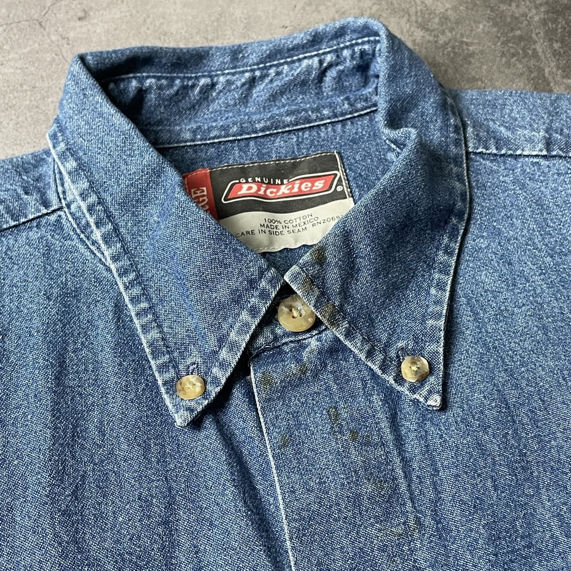 DICKIES 디키즈 빈티지 데님셔츠 A00446 상품이미지2