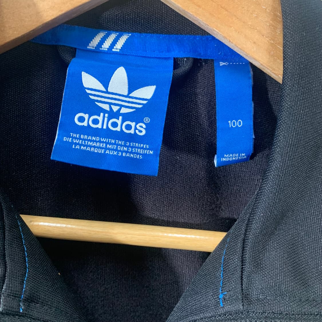 아디다스 블랙 유로파 트랙탑 져지 상품이미지3