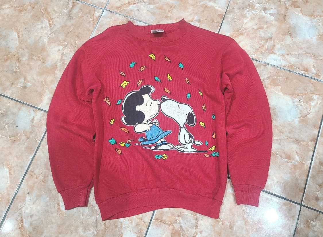 90년대 TULTEX 스누피 빈티지 스웻셔츠 상품이미지1