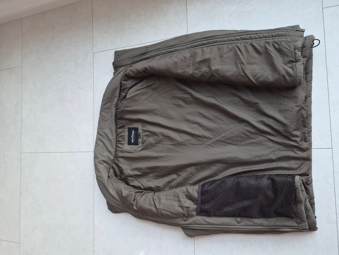 와일드띵스 경량패딩 조끼 올리브그린 M  상품이미지4