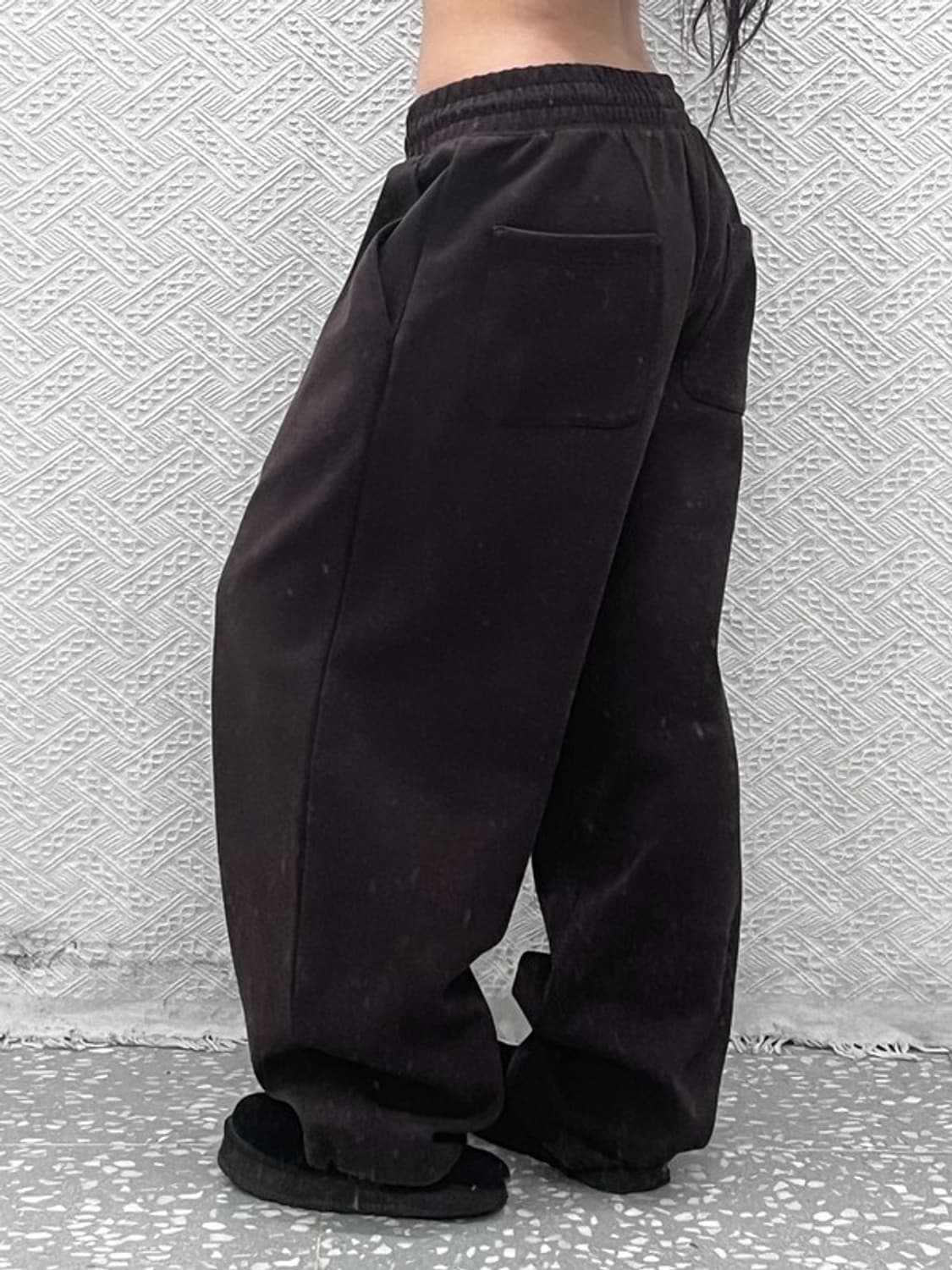 유니클로 C 스트릿 캐주얼 와이드 밴딩 스웻팬츠 L C10808 상품이미지2