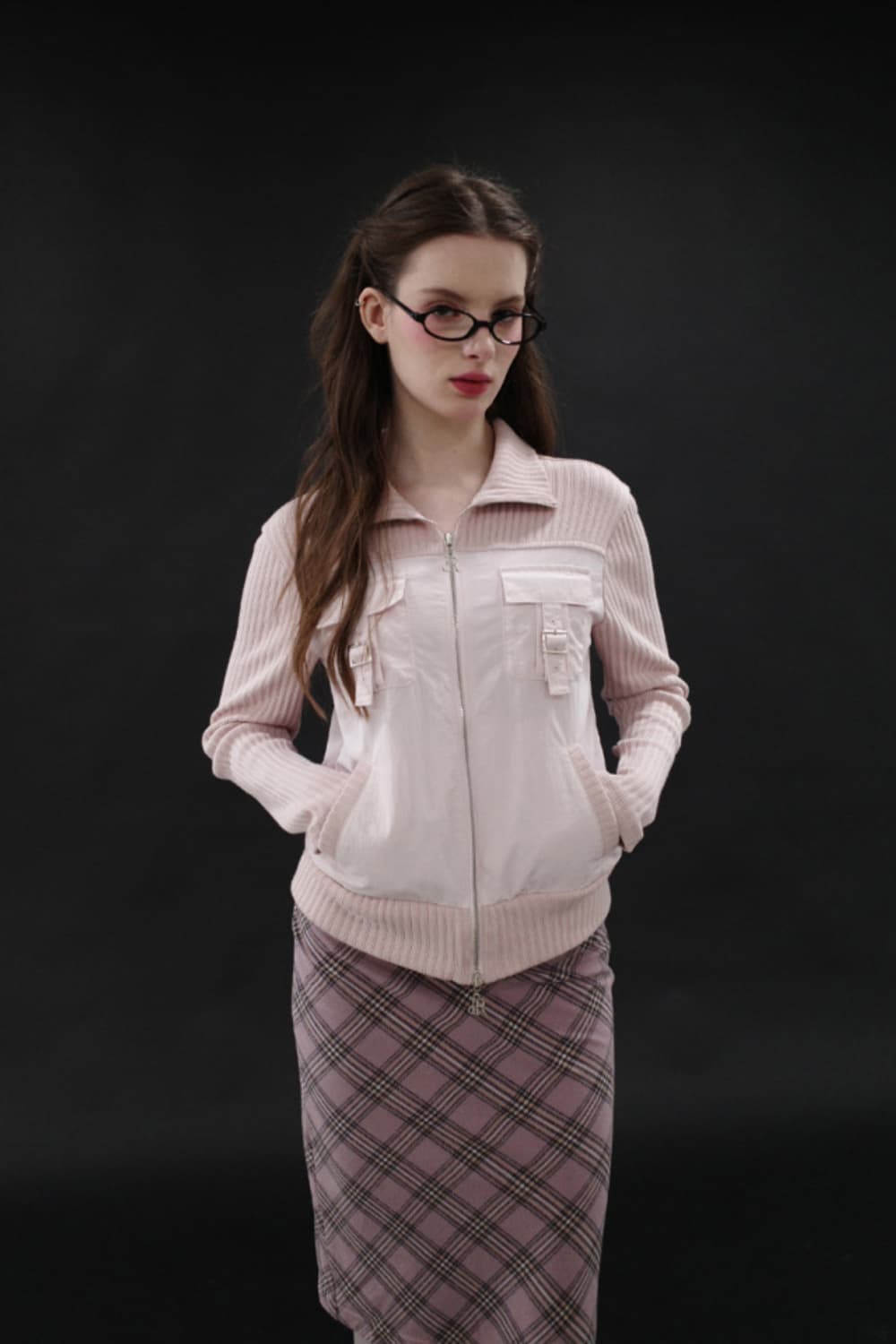 드라이로즈 투웨이 니트 자켓 상품이미지1