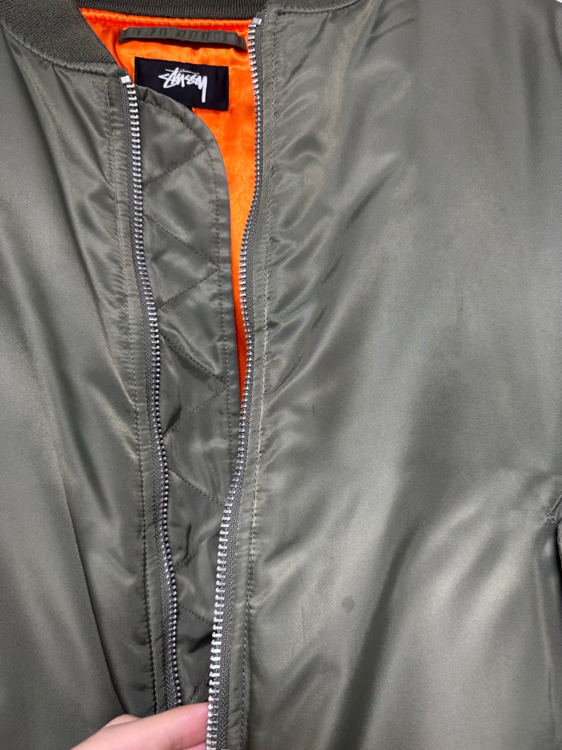 [L] 스투시 꼼데 CDG MA-1 마원 자켓 상품이미지4