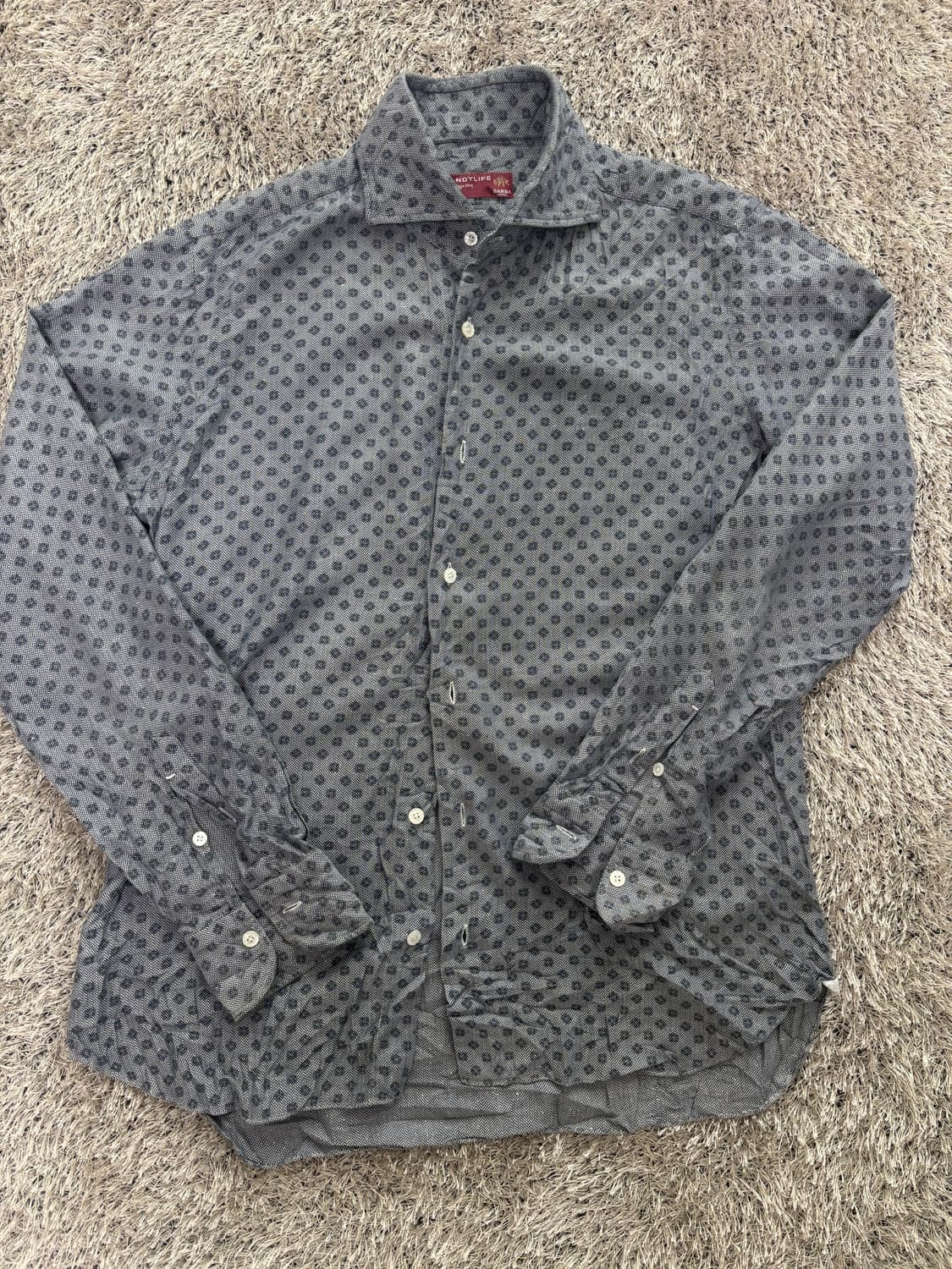 이태리제 BARBA NAPOLI 셔츠 사이즈 100-105 상품이미지1