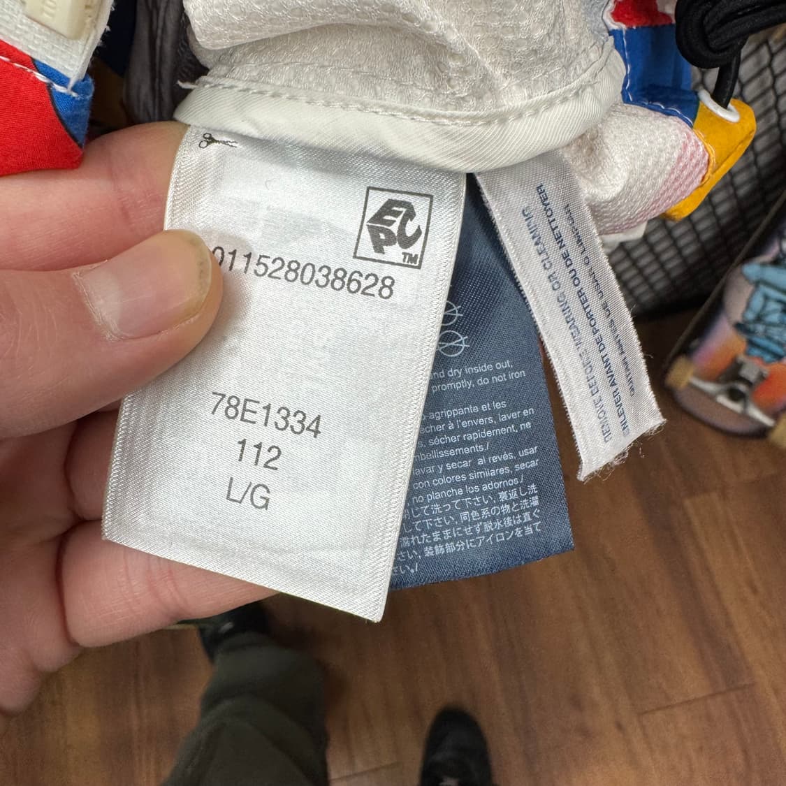 타미힐피거 데님 바람막이 레트로 그래픽 포인트 헤리티지 컬러 배색 상품이미지7