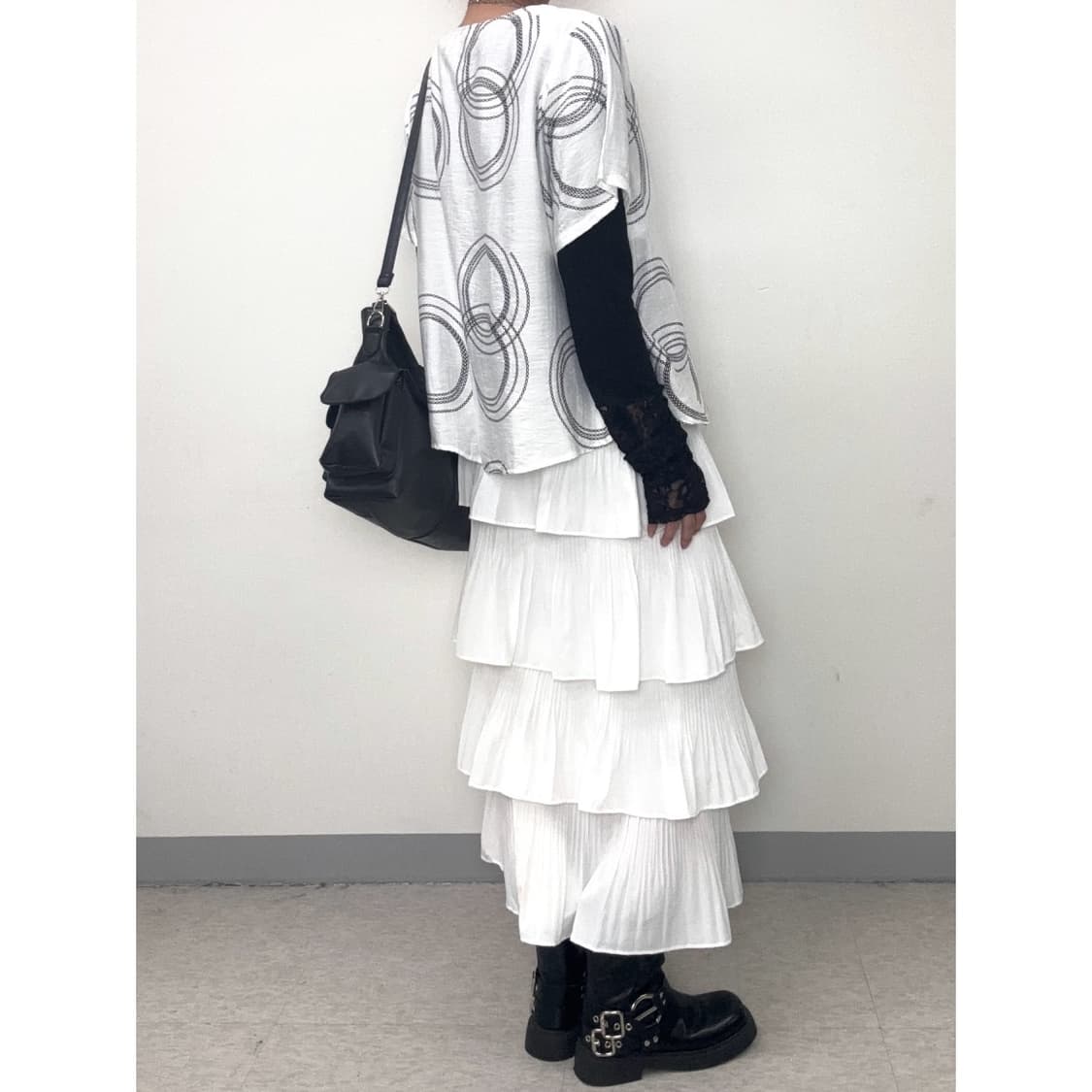 빈티지 화이트 캉캉 스커트 상품이미지2