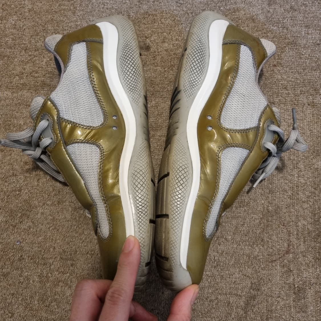 프라다 아메리칸컵 그린 카키 uk8 상품이미지2