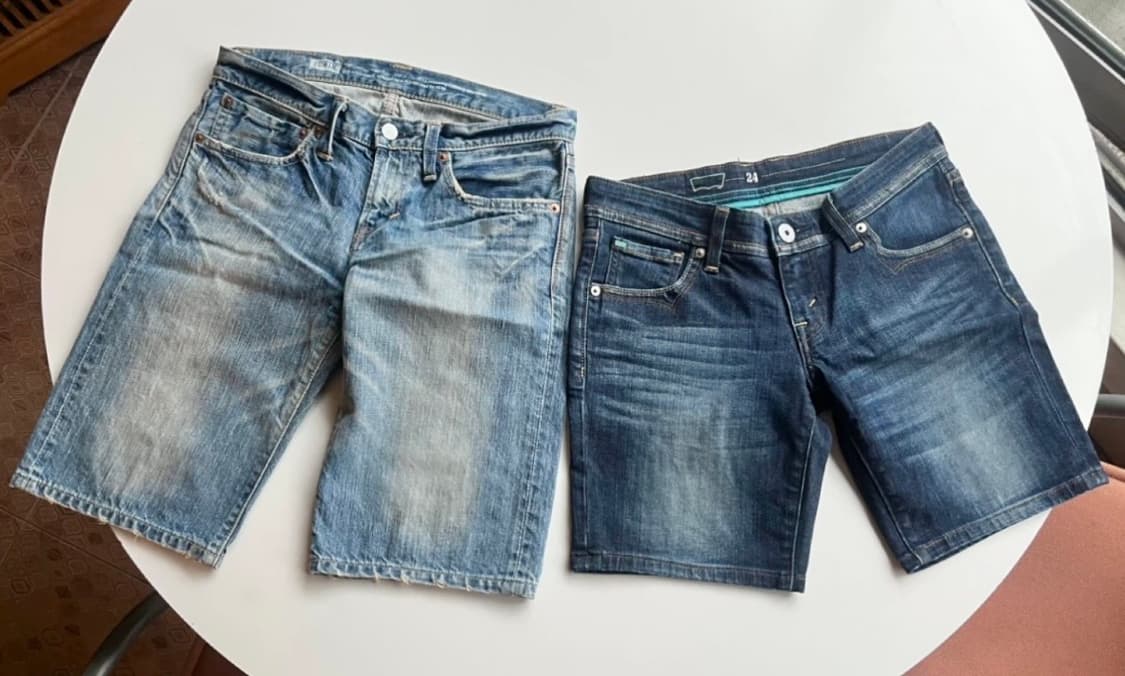 Levi's 리바이스, Edwin 에드윈 반바지 두벌 일괄 상품이미지2