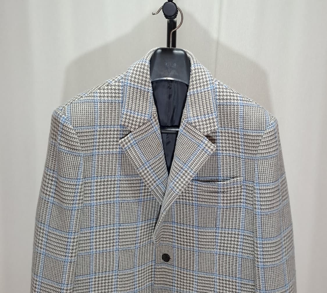 (택포) 질스튜어트뉴욕 울 체크 박스핏 자켓 A1000 상품이미지2