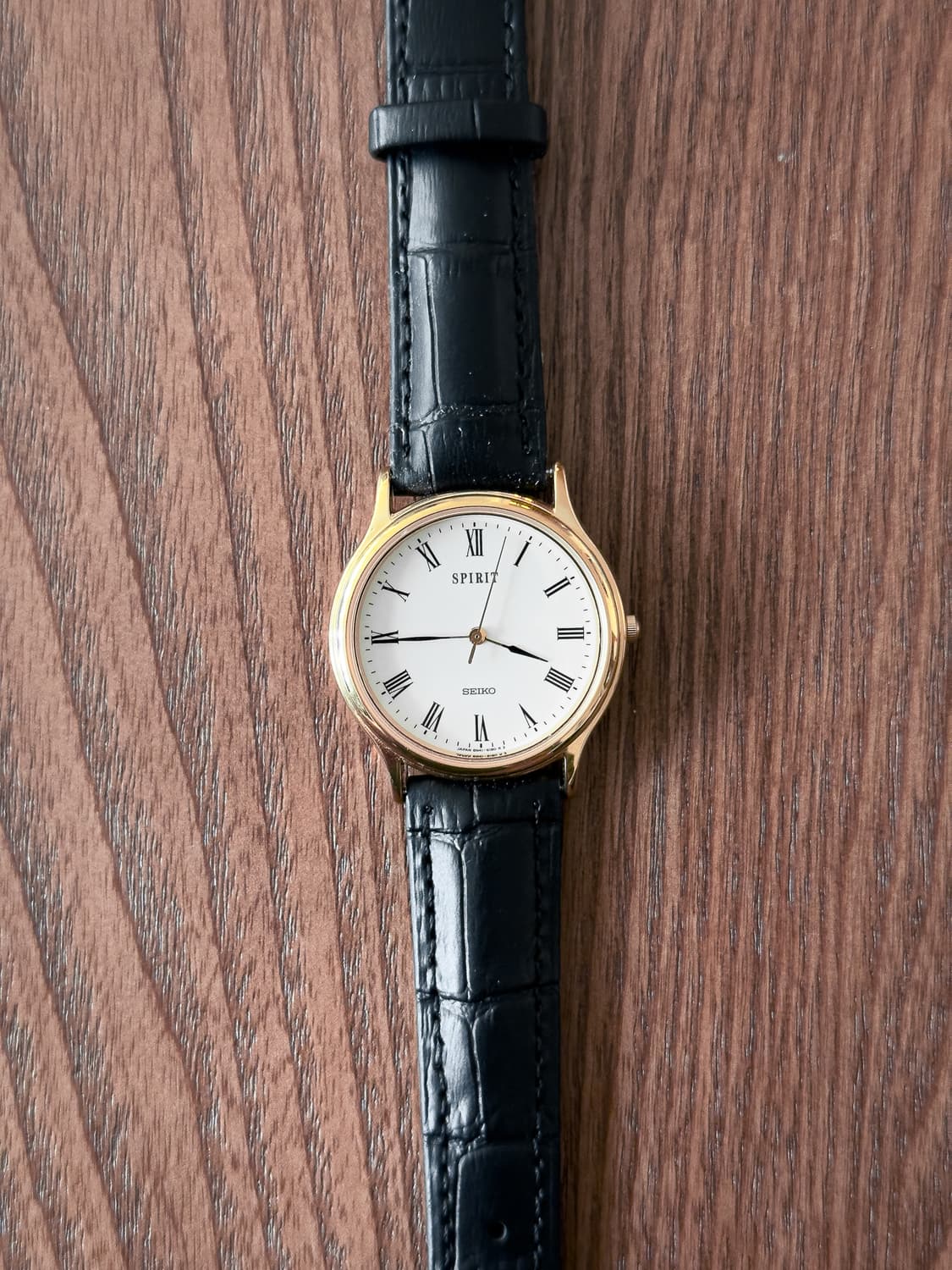 [중고] [희귀] 세이코 스피릿 로만 인덱스 골드 -90s 빈티지 쿼츠  상품이미지7