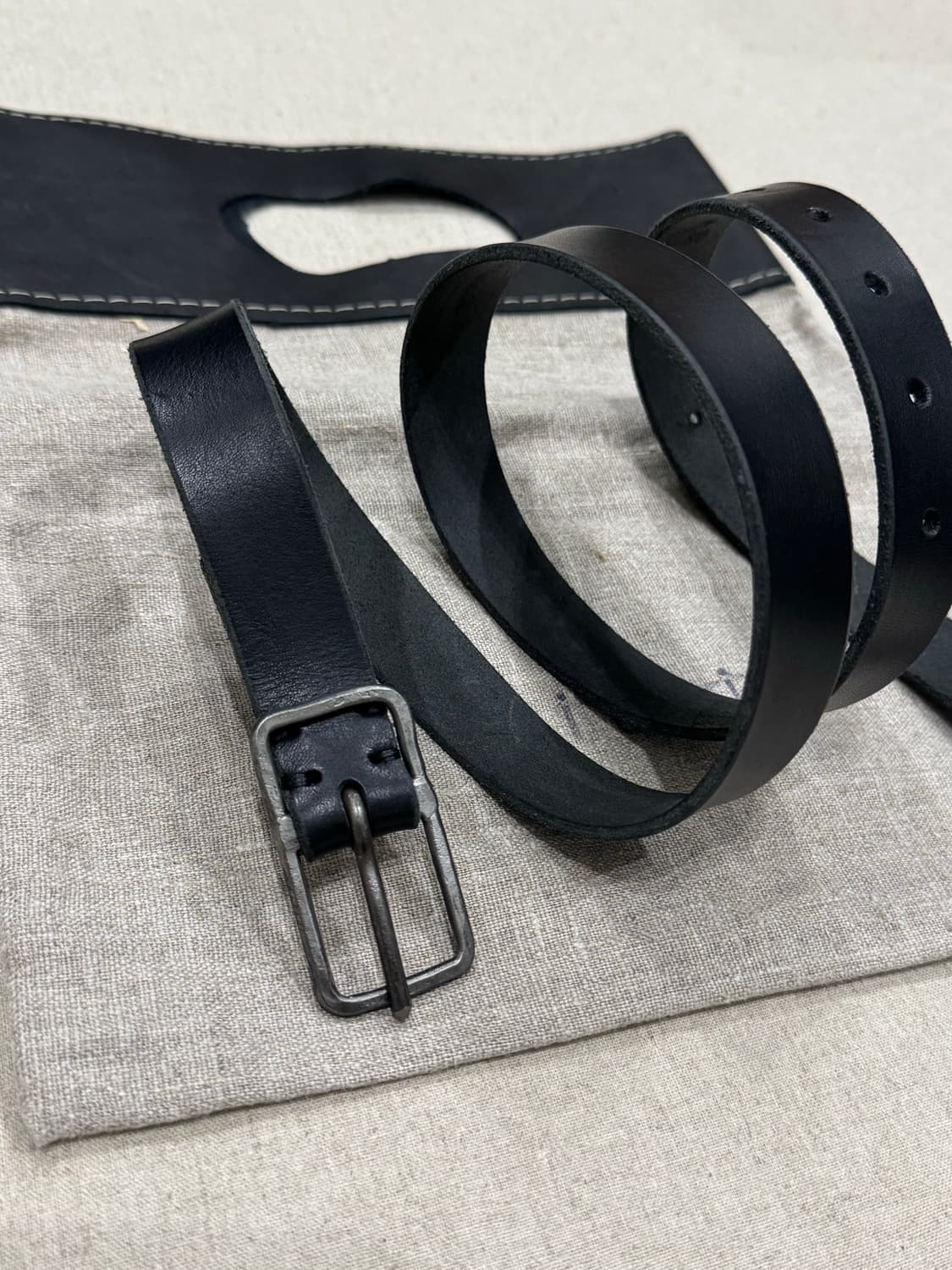 Tagliovivo 카프레더 핸드다이드 벨트 상품이미지3